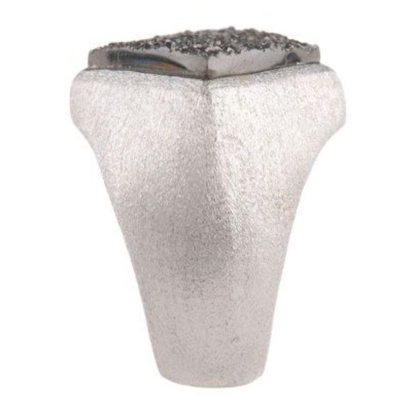 Arte d'Argento Sterling Drusy Quartz Ring 8 QVC - Picture 2 of 9